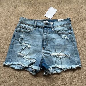 High Rise Jean Shorts from LULUS